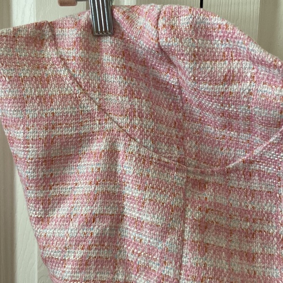 Cider NWOT Pink Tweed Plus Size Top - Picture 3 of 7